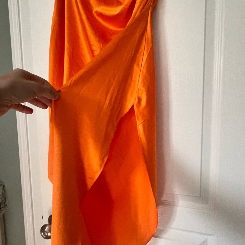 Lush Asymmetrical  Orange skirt M